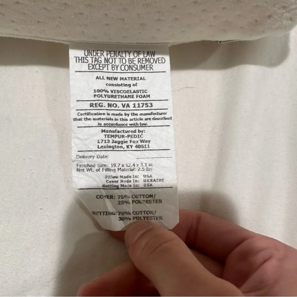 Tempur Pedic Neck Pillow